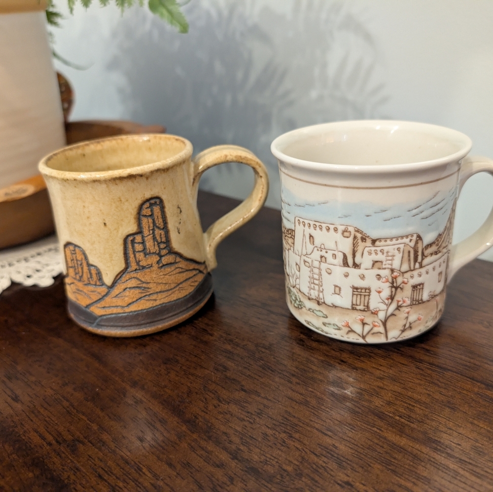 Desert Rock Buttes Handmade Vintage Mug - Picture 15 of 15